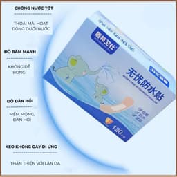 Băng dán vết thương mini kháng khuẩn – Combo 120 miếng, ít thấm nước, dùng hằng ngày 2