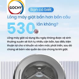 [Mua 6 tặng 4] Combo 10 túi bột tẩy lồng giặt Gochy 150gr - tẩy lồng, vệ sinh máy giặt hiệu quả 6