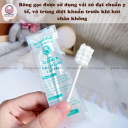 [ COMBO TIẾT KIỆM ] 2 hộp gạc rơ lưỡi + 2 túi giấy khô đa năng BOTIBO KIDS cho bé an toàn tiết kiệm tiện lợi Botibo kids 3