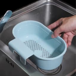 Giỏ nhựa lọc rác cài bồn rửa chén - Lọc thức ăn thừa tránh bị tắc cống siêu tiện lợi kdn1511 1