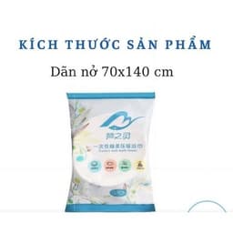 Khăn Tắm Nén Dùng Một Lần 70x140cm Cotton Mềm Mại Khăn Du Lịch Khăn Tắm Tiện Lợi 3