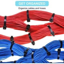 100 Dây buộc cáp nhựa đa năng - Dây rút tự khóa siêu bền cho tổ chức dây điện ngoài trời trong nhà 5