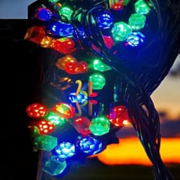 Đèn Led Kim Cương 20-40m đa sắc, 7-8 chế độ lung linh, lý tưởng trang trí dịp Tết và Noel 2027: 4
