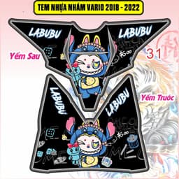 Tem Dán Nhựa Nhám Vario Đời 2018 Đến 2022  Mẩu Mới Hot trend Decal Pvc 3 Lớp 7