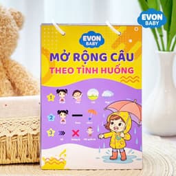 Thẻ Flash EVON BABY dạy bé tập nói - Giai đoạn bùng nổ ngôn ngữ (24 tháng - 36 tháng ) 7