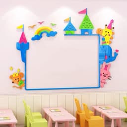 Tranh dán tường Fomex dán nổi english abc trang trí trung tâm tiếng anh, lớp học, trường mầm non, ngoại ngữ - F2030 7