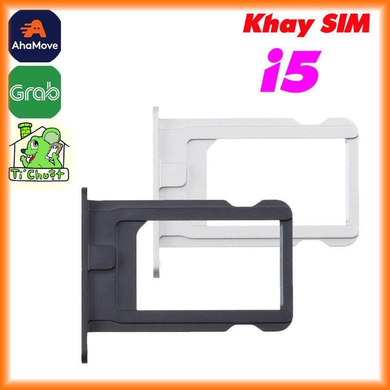 Khay Đựng Sim Thay Thế cho iPhone 5 iP5 bằng thép như ZIN