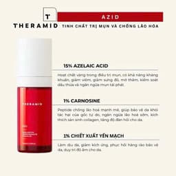 [HÀNG CÔNG TY] Tinh chất giảm mụn và chống lão hóa THERAMID AZID 15% 30ML 5