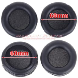 [1 Cặp] Đệm Da Mút Bọc Tai Nghe Tròn 60 mm 6 cm Headphones Chụp tai 6cm 60mm Dày 2cm 5