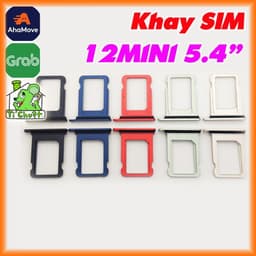 Khay Đựng Sim Thay Thế cho iPhone 12 Mini 5.4" bản 1 SIM Loại có Ron Chống Nước như ZIN 1