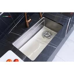 CHẬU RỬA BÁT 1 HỐ NOBINOX ARVO V676 | KÍCH THƯỚC 76 x 43CM | VÂN VẢI CHỐNG XƯỚC 4