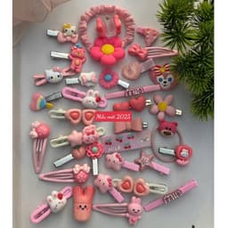 SET 50 KẸP TÓC DỄ THƯƠNG, Cô Gái Ngọt Ngào Trái Tim Kẹp Phim Hoạt Hình Nhật Bản Mới 2025 [FREESHIP] 8