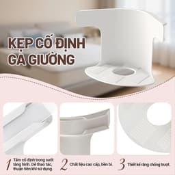 Kẹp Cố Định Ga Giường Trong Suốt Vô Hình – Kẹp Góc Ga Chống Trượt, Giữ Ga Phẳng Lì – Set 4 Cái EZihome 7