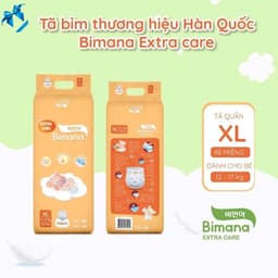 COMBO 2 BỊCH Tã/Bỉm Dán/Quần BIMANA EXTRA CARE Thấm Hút Tốt, Đủ Size NB68 - 4XL42. 3