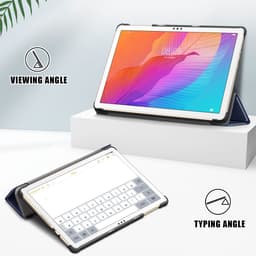 [Ảnh Thật] Bao Da MTB Huawei MatePad T10 9.7"/ T10S 10.1" Gấp 3 Khúc Lưng Cứng Có Nam Châm 3