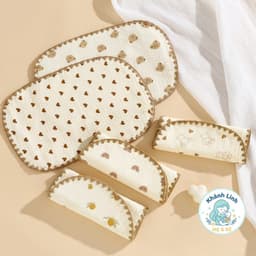 Gối Xô Sơ Sinh - Gối Xô 10 Lớp Muslin Phong Cách Hàn Quốc Cho Bé Sơ Sinh Siêu Mềm, Mịn, Thấm Hút Mồ Hôi Tốt 1