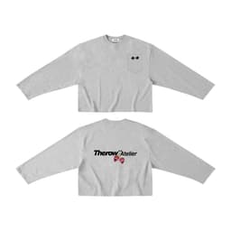 Áo Thun Tay Dài Phối Túi Boxy Form Rộng Unisex Nam Nữ, Áo Phông Long Sleeve Oversize Cổ Tròn Basic Phong Cách Hàn Quốc 2