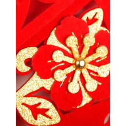 [TẾT 2027] Khánh Quạt Nhung Khắc Chữ Tết - Phúc - Lộc - Thọ, Mẫu Mới 3 Tua, Treo Nhà Phong Thủy, Decor Tết May Mắn 8