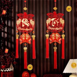 MIỄN SHIP [Bộ Sưu Tập Tết 2026] Đồ Trang Trí Tết Cao Cấp, Trang Trí Năm Mới Rực Rỡ Cho Phòng Khách, Cửa Sổ 6