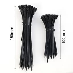 100 Dây buộc cáp nhựa đa năng - Dây rút tự khóa siêu bền cho tổ chức dây điện ngoài trời trong nhà 9