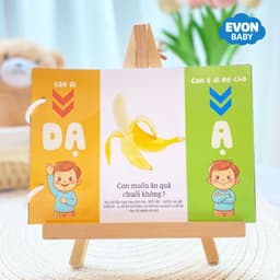 Thẻ Flash EVON BABY dạy bé tập nói - Giai đoạn vàng bật âm - bắt chước - chỉ tay giao tiếp ( 12 tháng - 24 tháng ) 4