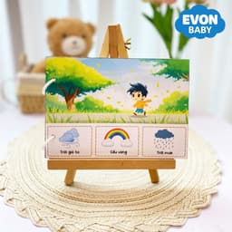 Thẻ Flash EVON BABY dạy bé tập nói - CHỦ ĐỀ PHÁT TRIỂN VÀ MỞ RỘNG CÂU THEO TÌNH HUỐNG 9