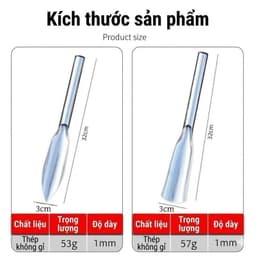 Bộ Xẻng Làm Vườn Inox Mũi Tròn & Nhọn - Dụng Cụ Trồng Cây Xới Đất Bền Chắc Không Gỉ 4