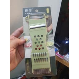 Nạo 3002 bào rau củ quả đa năng 5 in 1 loại cao cấp có vỉ, lưỡi sắc bén, tiện dụng nhà bếp 3