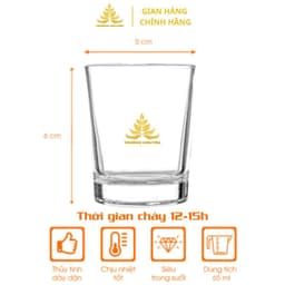 Hộp 12 Ly Nến Bơ Tự Nhiên T77 Cao Cấp Không Khói Không Độc Hại Cháy 12-15 Giờ Dùng Thờ Cúng Thiền Định Lễ Chùa 8