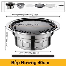 Bếp nướng than hoa. Bếp nướng không khói 1