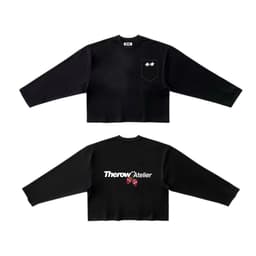 Áo Thun Tay Dài Phối Túi Boxy Form Rộng Unisex Nam Nữ, Áo Phông Long Sleeve Oversize Cổ Tròn Basic Phong Cách Hàn Quốc 4