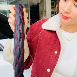 Bọc vô lăng XUẤT NHẬT da lộn dành cho xe ô tô, xe tải đủ size từ 38 - 45cm 7