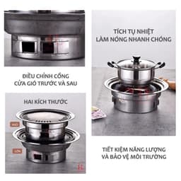 Bếp nướng than hoa. Bếp nướng không khói 3