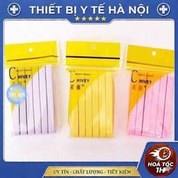 Bọt biển, Bông Mút - Bông Nở Rửa Mặt Chivey ( combo 5 gói  60 miếng ) 3