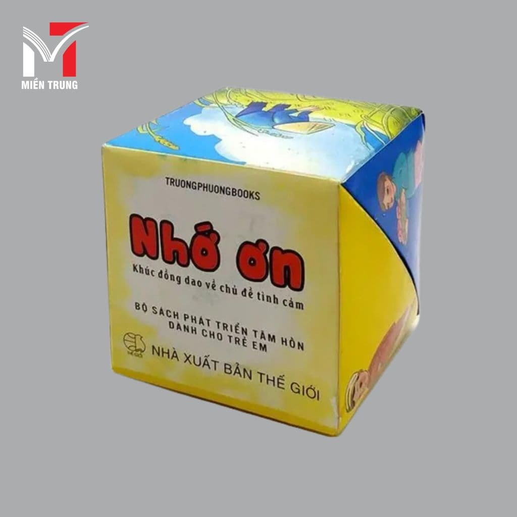Sách thiếu nhi-Nhớ Ơn-Khúc đồng dao về chủ đề tình cảm-Bộ sách phát triển tâm hồn dành cho trẻ em (sách popup dựng hình)