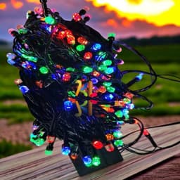 Đèn Led Kim Cương 20-40m đa sắc, 7-8 chế độ lung linh, lý tưởng trang trí dịp Tết và Noel 2027: 3