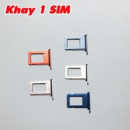 Khay Đựng Sim Thay Thế cho iPhone 13 iP13 6.1" bản 1 SIM/2 SIM Loại có Ron Chống Nước & Lẫy Giữ Sim như ZIN 9