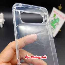 [Chính Hãng GOR-Ảnh Thật] Ốp Lưng Google Pixel 8 PRO 6.7" Silicon Dẻo Trong Suốt Chống Sốc 7