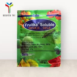 Phân Kali Sulphat mẫu mới - Fruitka Soluble - 100gr 1