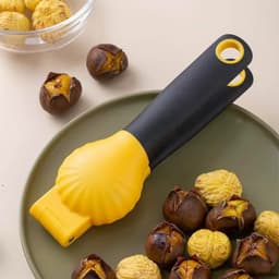 ✨️✨️Dụng cụ bóc vỏ hạt dẻ hình chữ thập bằng thép không gỉ 304 TPR, dụng cụ bóc vỏ quả óc chó 5