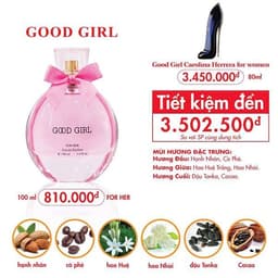 Nước Hoa Nữ Good Girl 50ml - GỢI CẢM, QUYẾN RŨ - Mẫu mới - Cam kết chính hãng 4