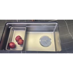 CHẬU RỬA BÁT 1 HỐ NOBINOX ARVO V676 | KÍCH THƯỚC 76 x 43CM | VÂN VẢI CHỐNG XƯỚC 5