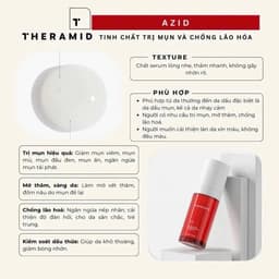 [HÀNG CÔNG TY] Tinh chất giảm mụn và chống lão hóa THERAMID AZID 15% 30ML 6