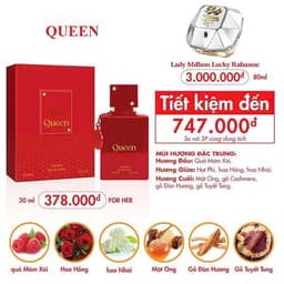 Nước hoa nữ Queen - QUYẾN RŨ VÀ SANG TRONG (30ML) 2
