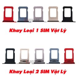 Khay Đựng Sim Thay Thế cho iPhone 14 PLUS iPhone14 bản 1 SIM/2 SIM Loại có Ron Chống Nước & Lẫy Giữ Sim như ZIN 2