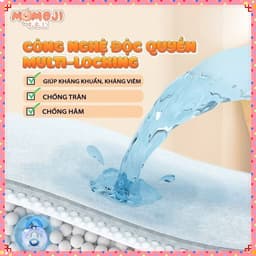 COMBO 2 Bỉm Quần/Dán MOMOJI EXTRA SOFT Siêu mỏng,mềm mại,chống tràn, siêu thấm không quà 4