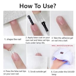 Keo dán móng tay khô nhanh tiện lợi chất lượng cao 10ml 3