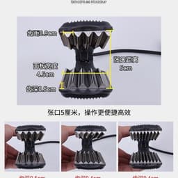 Máy Dập Phồng Tóc YOUG 288 Tạo Chân Tóc Bồng Bềnh Trục Gốm Gia Nhiệt Nhanh Dễ Điều Chỉnh_TH 7