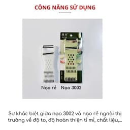 Nạo 3002 bào rau củ quả đa năng 5 in 1 loại cao cấp có vỉ, lưỡi sắc bén, tiện dụng nhà bếp 2