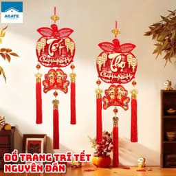 MIỄN SHIP [Bộ Sưu Tập Tết 2026] Đồ Trang Trí Tết Cao Cấp, Trang Trí Năm Mới Rực Rỡ Cho Phòng Khách, Cửa Sổ 1